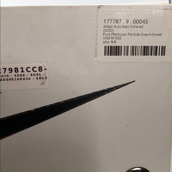 Nike Adapt Auto Max Infrared Self Lacing CI5018-002 Men’s Sneakers - Size 9.5 - Picture 11 of 16
